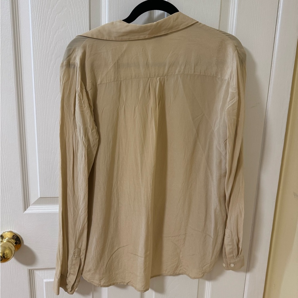 Button down shirt / chemise transparente à bouton